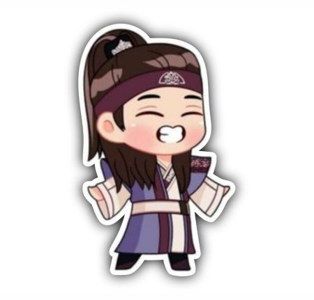 Shogan Chibi BTS Sticker Mockup