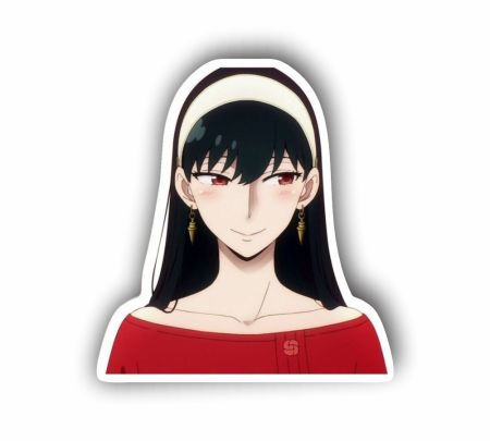 Shy Yor Forger Sticker Mockup
