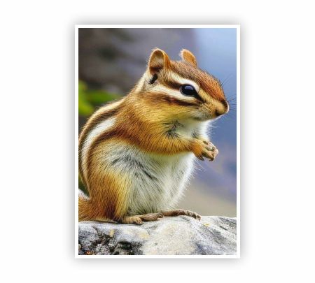 Siberian Chipmunk Poster Mockup