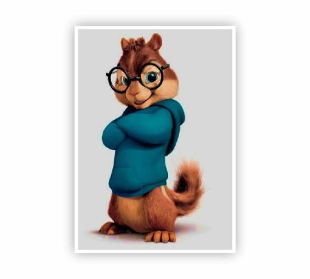 Simon from Alvin and the Chipmunks Poster Mockup