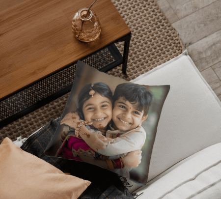 Custom Photo Pillow For Siblings