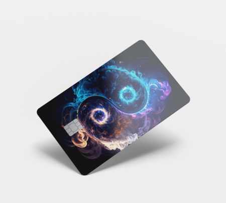 Yin Yang Card Skin Mockup