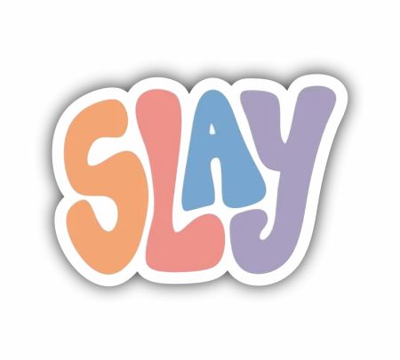 Slay Sticker Mockup