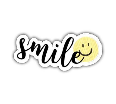 Smile 01 Aesthetic Sticker