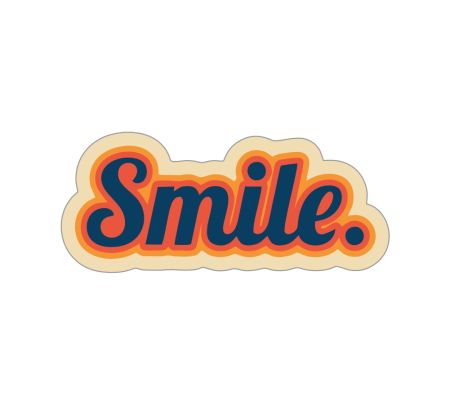 Smile 02 Aesthetic Sticker