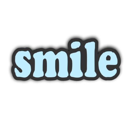 Smile 04 Aesthetic Sticker