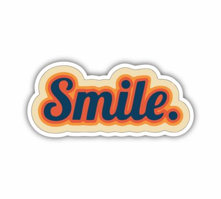 Smile 02 Sticker Mockup