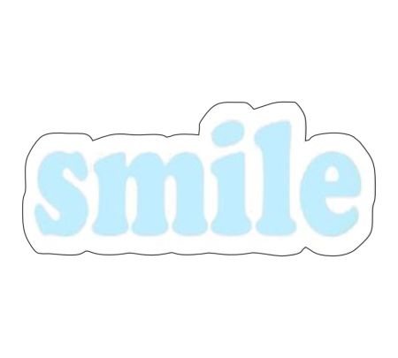 Smile 04 Aesthetic Sticker