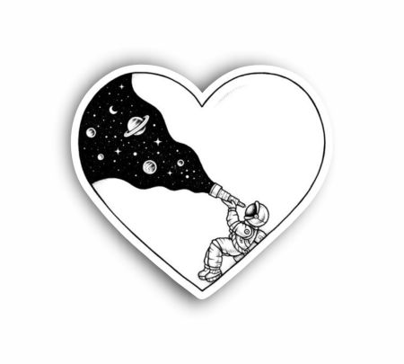 Space Explore Sticker