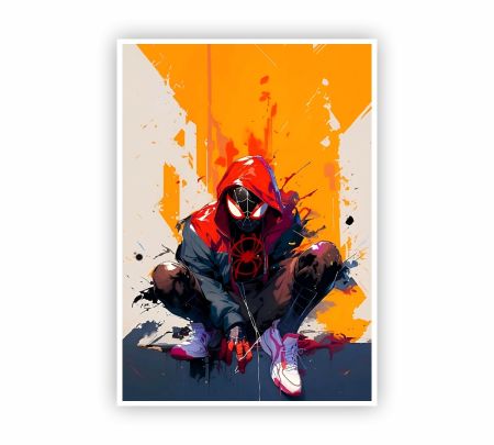 Spider-Man Miles Morales Poster Mockup