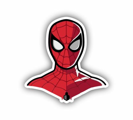 Spider Man 03 Sticker Mockup