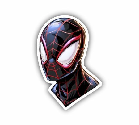 Spider Man Sticker Mockup