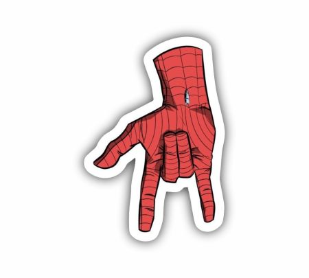 Spider Man Web Shooter Sticker Mockup