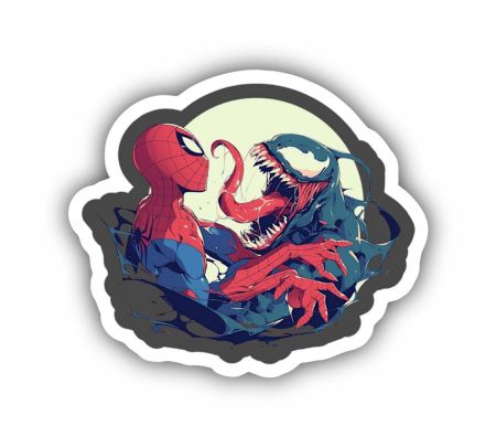 Spider Venom Sticker Mockup