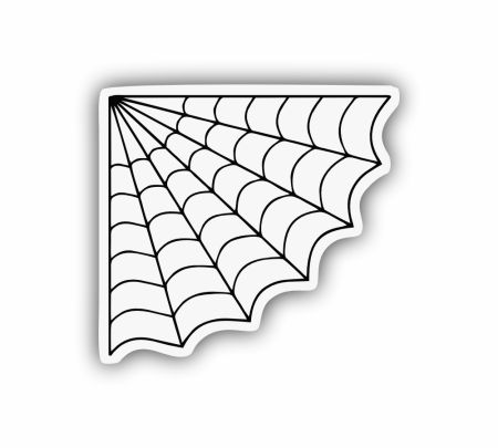 Spider Web Sticker Mockup