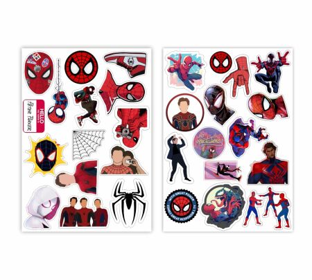 Spider Man Sticker For Mug Mockup