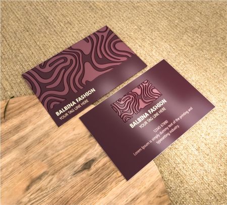 Spot UV Visiting Card Mockup