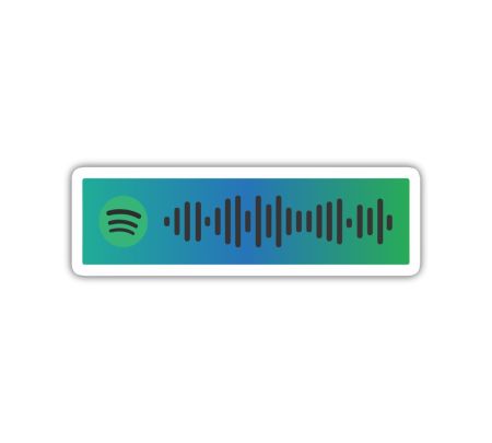 Spotify Music Sticker Mockup