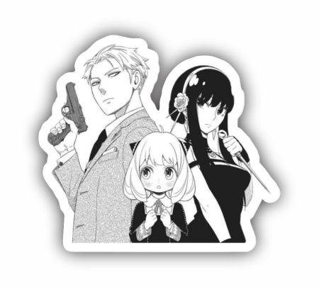 Spy X Family Sticker Mockup