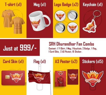 Sunrisers Hyderabad Dhurandhar Fan Combo