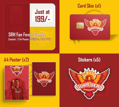 Sunrisers Hyderabad Fan Fever Combo Mockup