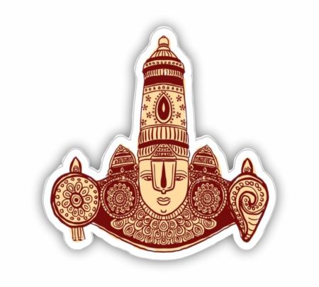 Lord Thirupathi Balaji Sticker