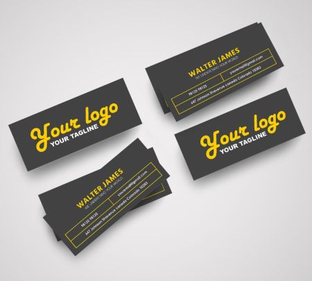 Standard Mini Visiting Card Mockup