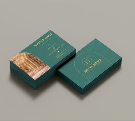 Standard Visiting Cards Mockup