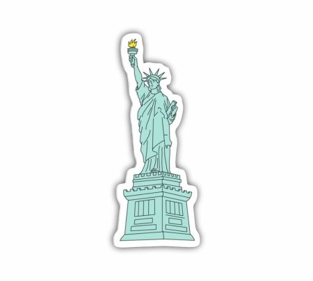 Statue Of Liberty Sticker Mockup