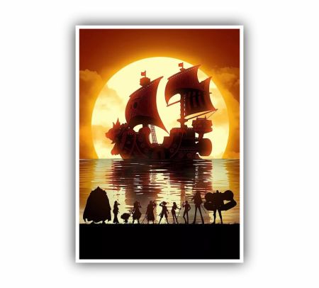 Straw Hats Watching Sunshine Poster