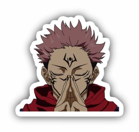 Sukuna Sticker Mockup
