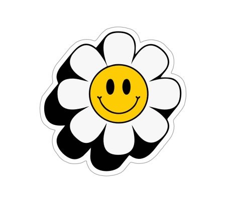 Happy Sunflower Aesthetic Sticker