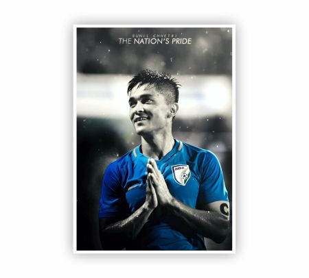 Sunil Chhetri Poster Mockup