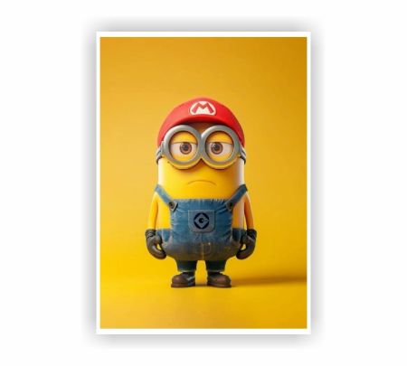 Super Mario Minion Poster Mockup
