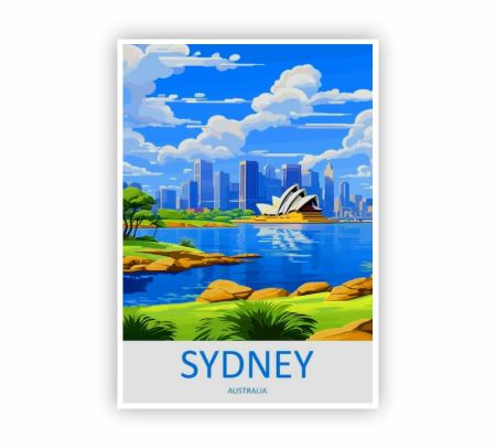 Sydney Australia Poster Mockup