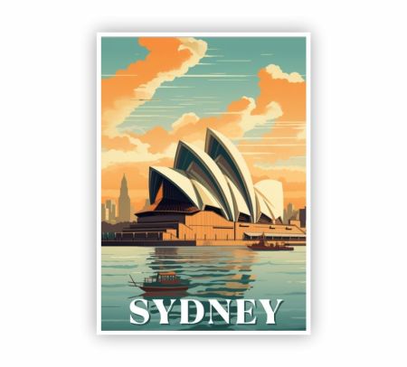 Sydney Opera House Poster Mockup