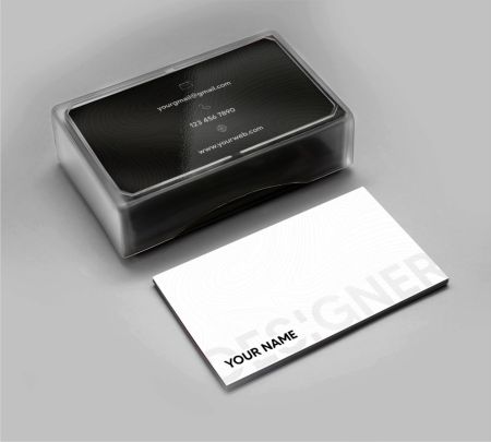 Synthetic Visiting Card Mockup