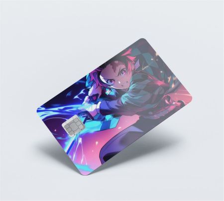 Tanjiro Card Skin Mockup