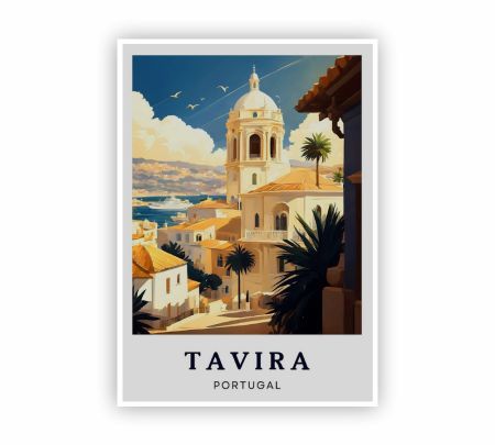 Tavira Portugal Poster Mockup