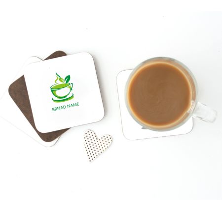 Tea Coasters Mockup