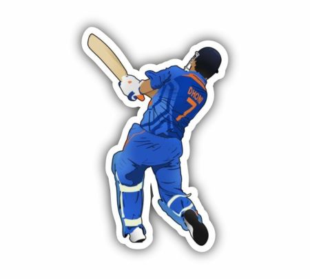 Thala Winning Shot Sticker Mockup