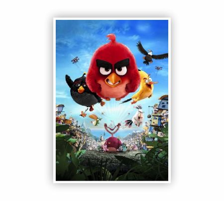 The Angry Birds Movie Poster Mockup