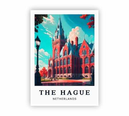 The Hague Netherlands Poster Mockup