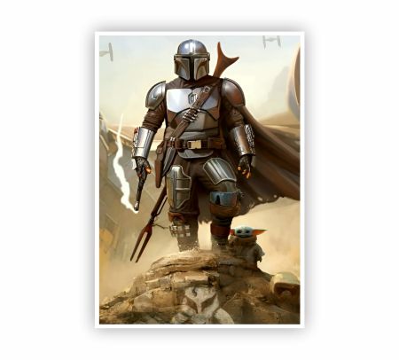 The Mandalorian Star Wars Poster Mockup