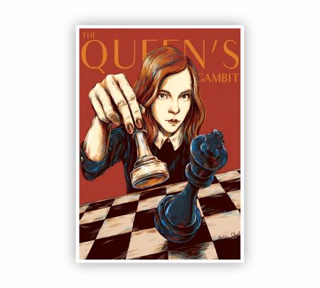 The Queen's Gambit Poster Mockup