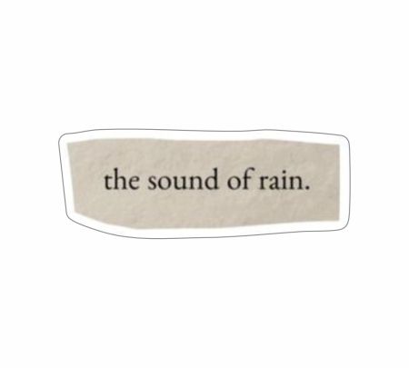 The Sound Of Rain Sticker Mockup