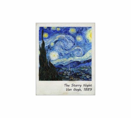 The Starry Night Sticker Mockup