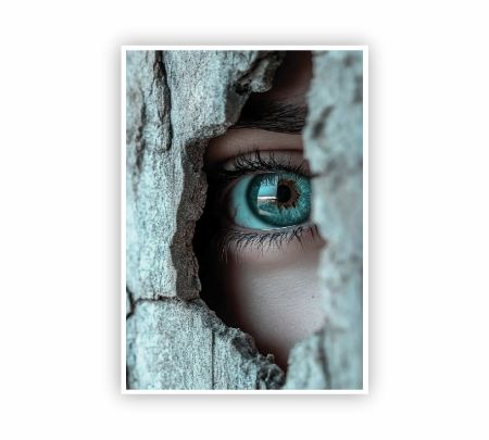 The Watchful Eye Poster Mockup
