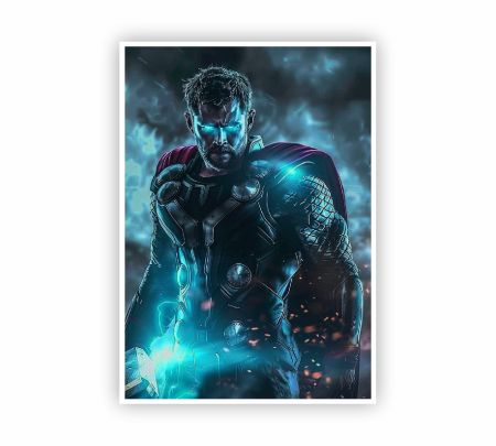 Thor: God of Thunder Wall Art Poster Mockup