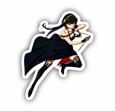 Thorn Princess Yor Sticker Mockup